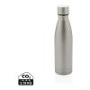 Botella sólida de acero inoxidable reciclado RCS plata | sin montaje de publicidad | no disponible | no disponible | no disponible