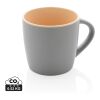 Taza de cerámica con interior de color marron-gris | sin montaje de publicidad | no disponible | no disponible