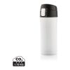 Taza al vacío de acero inoxidable reciclado RCS blanco | sin montaje de publicidad | no disponible | no disponible