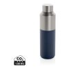 Botella de agua Fluid acero reciclado certificado RCS 600 ml azul marino | sin montaje de publicidad | no disponible | no disponible