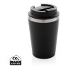 Taza de doble pared reciclado RCS Java 350 ml negro | sin montaje de publicidad | no disponible | no disponible