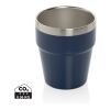 Taza de café Clark RCS doble pared 300 ml azul marino | sin montaje de publicidad | no disponible | no disponible