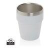 Taza de café Clark RCS doble pared 300 ml blanco | sin montaje de publicidad | no disponible | no disponible
