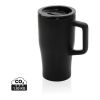 Taza cerámica de lujo 490 ml negro | sin montaje de publicidad | no disponible | no disponible