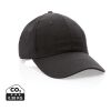 Gorra Impact de algodón reciclado con trazador AWARE™ negro | sin montaje de publicidad | no disponible | no disponible | no disponible | no disponible