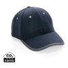 Gorra de 6 paneles de algodón cepillado 280gr Impact AWARE ™ azul marino | sin montaje de publicidad | no disponible | no disponible | no disponible