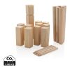 Juego kubb de madera marron | sin montaje de publicidad | no disponible | no disponible