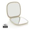 Espejo de maquillaje de plástico reciclado Reflecta RCS beige