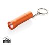 Linterna llavero de aluminio reciclado Flash RCS naranja | sin montaje de publicidad | no disponible | no disponible