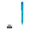 Bolígrafo mate X9 con empuñadura de silicona azul | sin montaje de publicidad | no disponible | no disponible