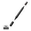 Bolígrafo Swiss Peak Storm RCS de doble punta de aluminio negro | sin montaje de publicidad | no disponible | no disponible