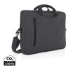"Maletín ordenador 15,4"" de algodón reciclado Laluka AWARE™ gris | sin montaje de publicidad | no disponible | no disponible | no disponible