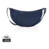 Bolsa bandolera de media luna Crescent XL AWARE™ RPET azul marino | sin montaje de publicidad | no disponible | no disponible | no disponible