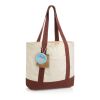 Bolsa tela de algodón reciclado 350 g/m² SHOP LOCAL AWARE™ rojo burdeos