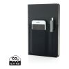 Libreta A5 Deluxe con bolsillos inteligentes negro | sin montaje de publicidad | no disponible | no disponible