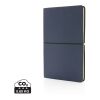 Cuaderno A5 moderno de lujo con tapa blanda azul marino | sin montaje de publicidad | no disponible | no disponible