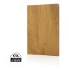 Libreta A5 con estampado de madera Kavana marron | sin montaje de publicidad | no disponible | no disponible