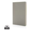 Libreta A5 FSC® de tapa dura gris | sin montaje de publicidad | no disponible | no disponible