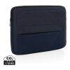 "Funda para portátil Armond AWARE™ RPET de 15,6""" azul marino | sin montaje de publicidad | no disponible | no disponible