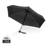 Paraguas manual supermini Aware™ RPET de 19,5" y 190T Pongee negro | sin montaje de publicidad | no disponible | no disponible