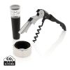 Vino Sommelier set 3pc plata | sin montaje de publicidad | no disponible | no disponible