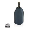Funda para enfriador Vino AWARE™ RPET azul marino | sin montaje de publicidad | no disponible | no disponible