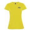 Camiseta deportiva de manga corta para mujer "Montecarlo" Estándar | Amarillo | roly-L | sin montaje de publicidad | no disponible | no disponible | no disponible