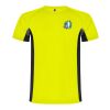 Camiseta deportiva de manga corta para hombre "Shanghai" Estándar | Fluor Yellow-Negro intenso | roly-M | sin montaje de publicidad | no disponible | no disponible | no disponible