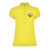 Polo de manga corta para mujer "Star" Estándar | Amarillo | roly-2XL | sin montaje de publicidad | no disponible | no disponible | no disponible