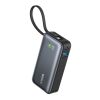 Batería externa Anker Nano 30W con cable USB-C integrado negro