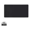 VINGA Alfombrilla de escritorio Timo poliéster reciclado RCS negro | sin montaje de publicidad | no disponible | no disponible