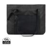 Bolsa maxi VINGA Livorno poliéster reciclado GRS negro | sin montaje de publicidad | no disponible | no disponible