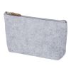Neceser de fieltro RPET Lucy gris claro | sin montaje de publicidad | no disponible | no disponible