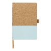 Cuaderno de corcho y algodón Trevor azul claro | sin montaje de publicidad | no disponible | no disponible