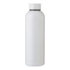 Botella termo de acero inox. reciclado Isaías blanco | sin montaje de publicidad | no disponible | no disponible