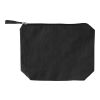 Neceser de algodón reciclado Cressida negro | sin montaje de publicidad | no disponible | no disponible