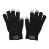 Guantes aptos para pantallas táctiles negro | sin montaje de publicidad | no disponible | no disponible