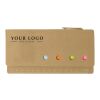 Porta memos de cartón marrón | sin montaje de publicidad | no disponible | no disponible