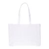 Bolsa con asas de algodón Oeko-Tex® Isaac blanco | sin montaje de publicidad | no disponible | no disponible