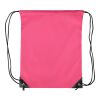 Mochila de cuerdas de poliéster Isolde rosa | sin montaje de publicidad | no disponible | no disponible