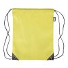 Mochila de cuerdas de poliéster rPET Calix amarillo | sin montaje de publicidad | no disponible | no disponible