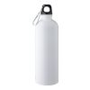 Bidón de acero inox. reciclado Emeric blanco | sin montaje de publicidad | no disponible | no disponible