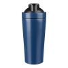 Vaso agitador de acero inox. reciclado (750 ml) Orla azul cobalto | sin montaje de publicidad | no disponible | no disponible
