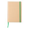 Cuaderno de papel reciclado (A5) Gianni verde lima | sin montaje de publicidad | no disponible | no disponible