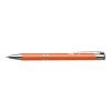 Bolígrafo con pulsador. Tinta azul naranja