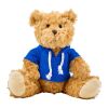 Oso de peluche con capucha azul