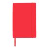 Libreta de notas A5, PU flexible rojo