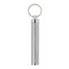 Linterna LED con llavero plata