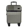Trolley de ABS Ulf verde oscuro