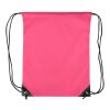 Mochila de cuerdas de poliéster Isolde rosa